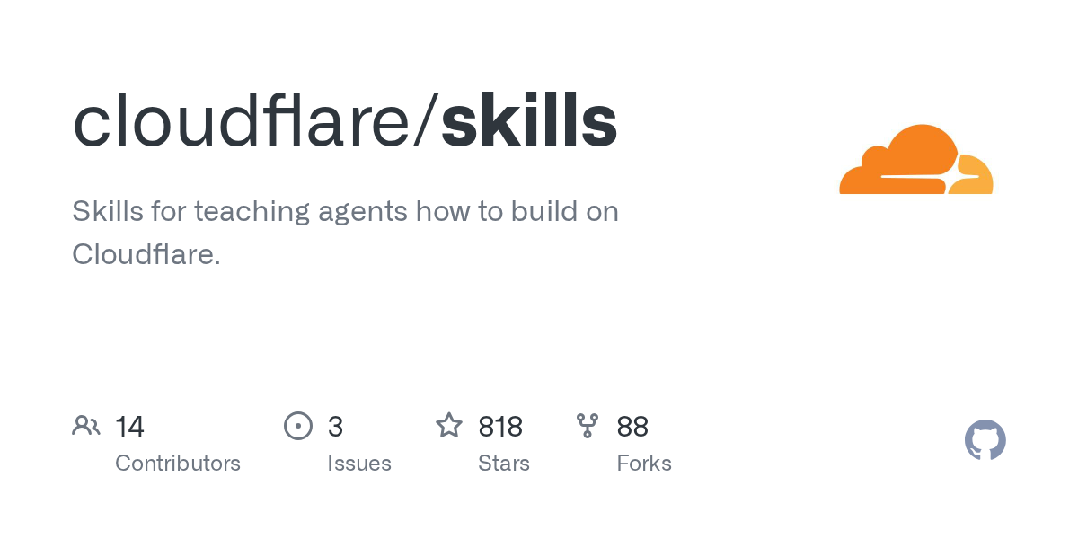 Anyone else using Cloudflare's new Skills repo for AI agents?