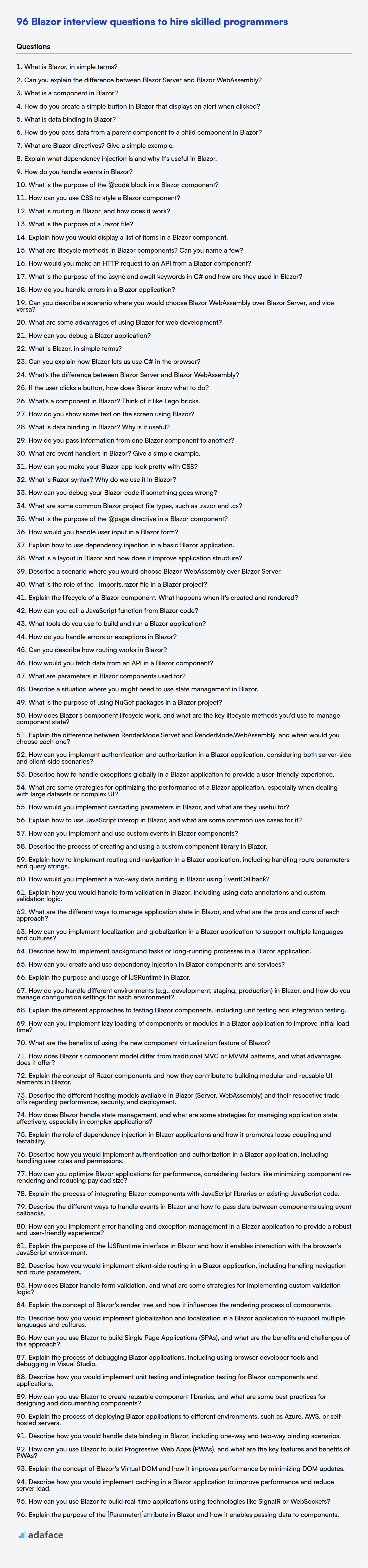 Complete Guide to WebAssembly Interview Questions 2026: Land Your Dream Developer Job